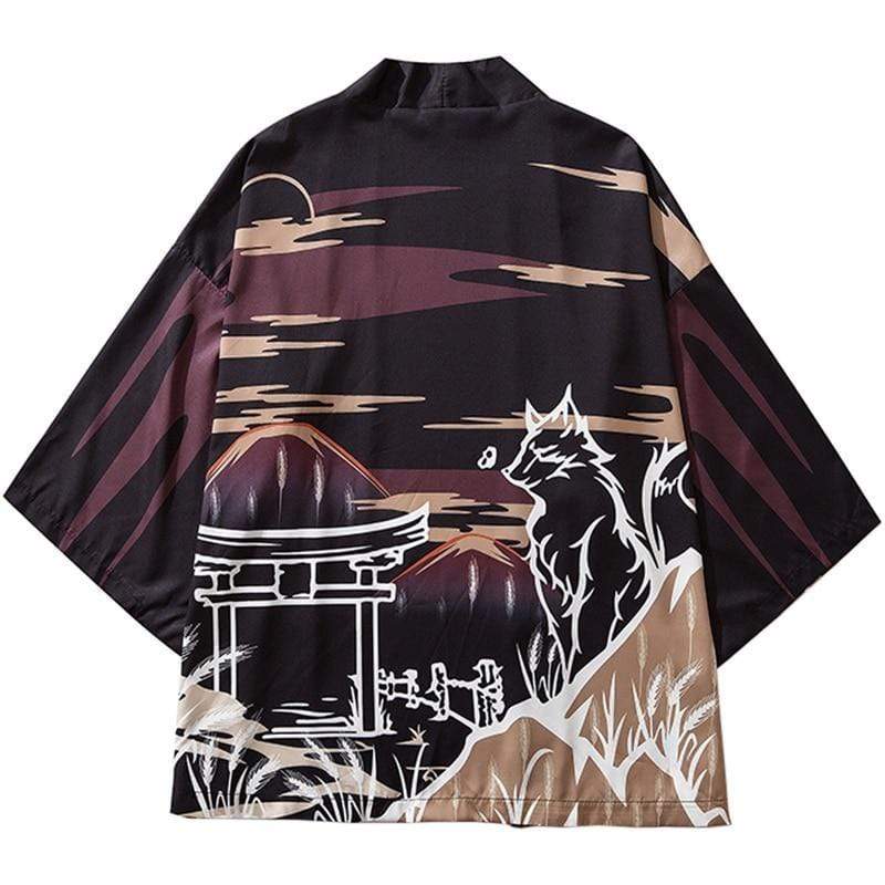 Kimono Cardigan <br/> Ōkami - 狼