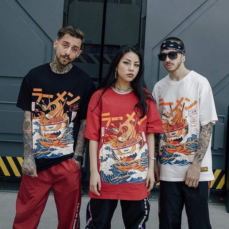 Japanese T-Shirt (Printed) <br/> Rāmen - ラーメン