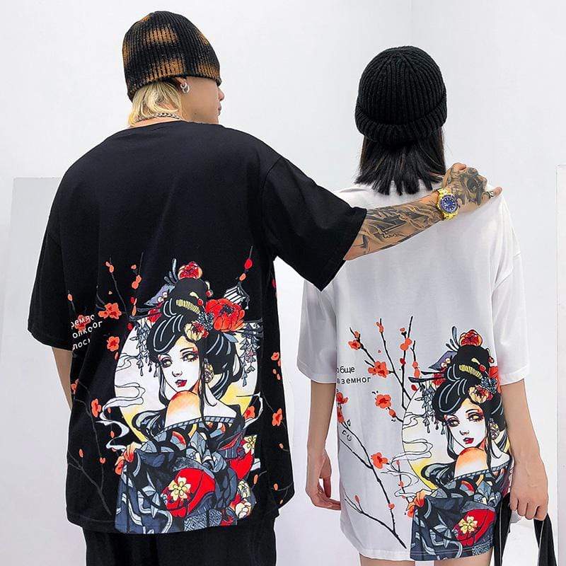 Japanese T-Shirt (Printed) <br/> Sakura no ki - 桜の木