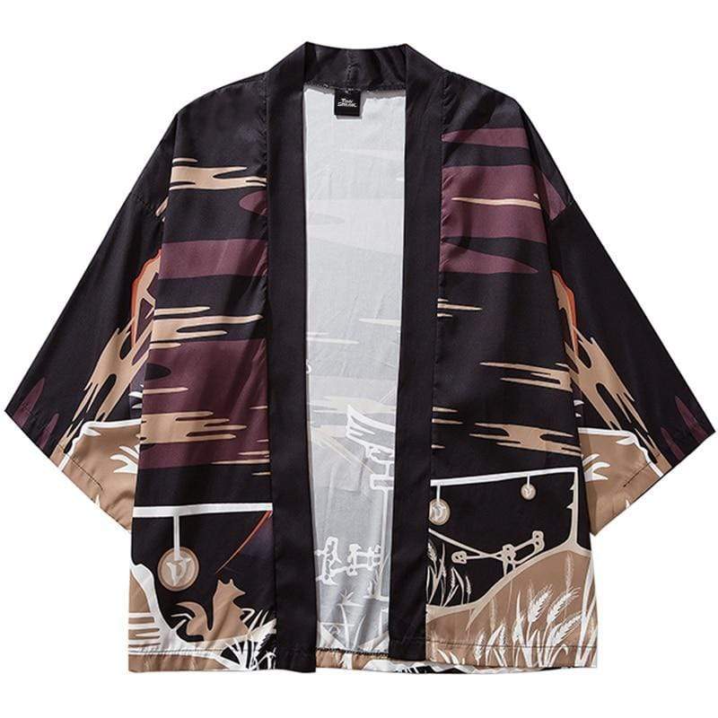 Plus Size Mother of Bride Kimono Jacket Brown Black Copper Gold Silk Velvet  Burnout Size 14/16 - Etsy