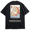 Japanese T-Shirt (Printed) <br/> Kaibutsu - 怪物