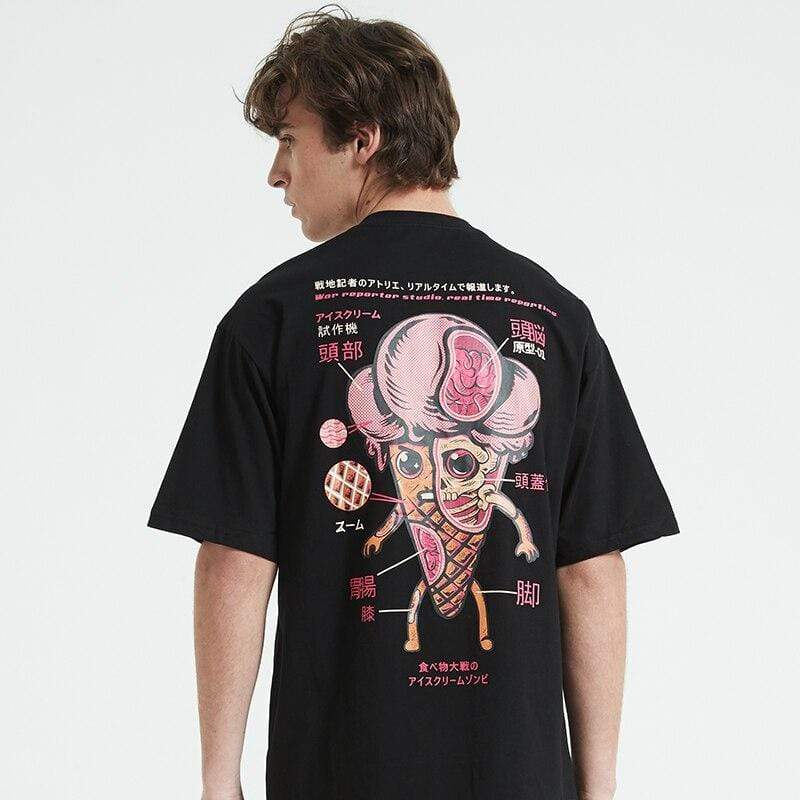 Japanese T-Shirt (Printed) <br/> Kaibō-gaku - 解剖学