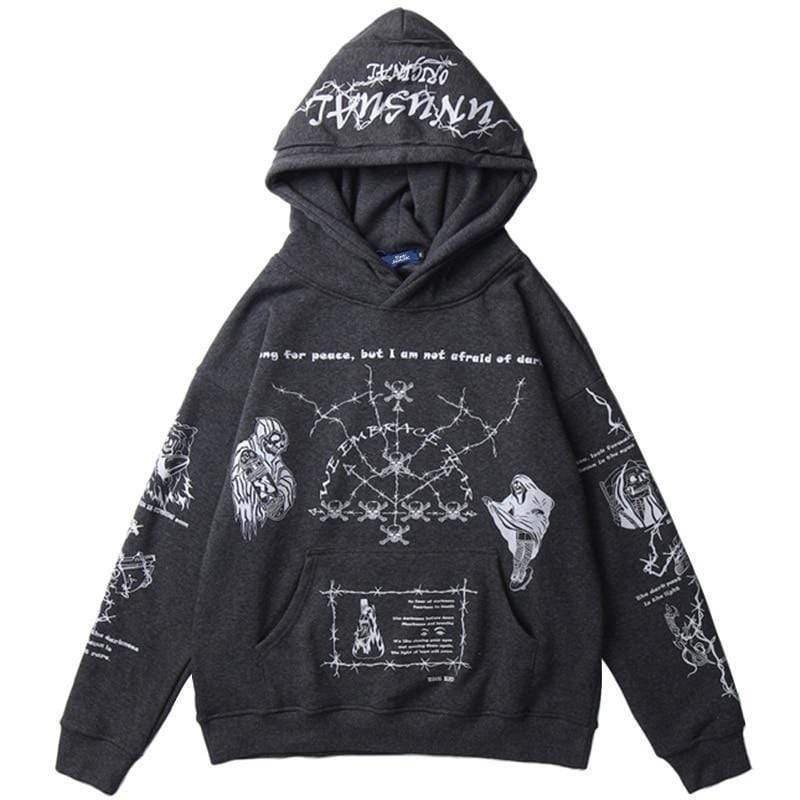 Japanese ghost print hoodie online