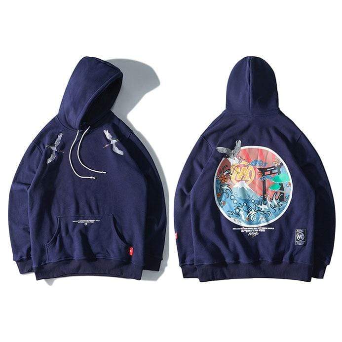 Japanese rose clearance hoodie