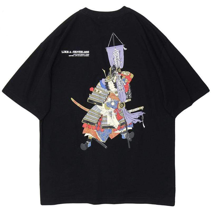 Japanese T-Shirt (Printed) <br/> Samurai - 侍