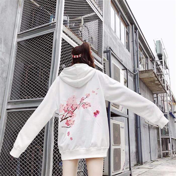 Pink Japanese Hoodie | SparkX Harajuku