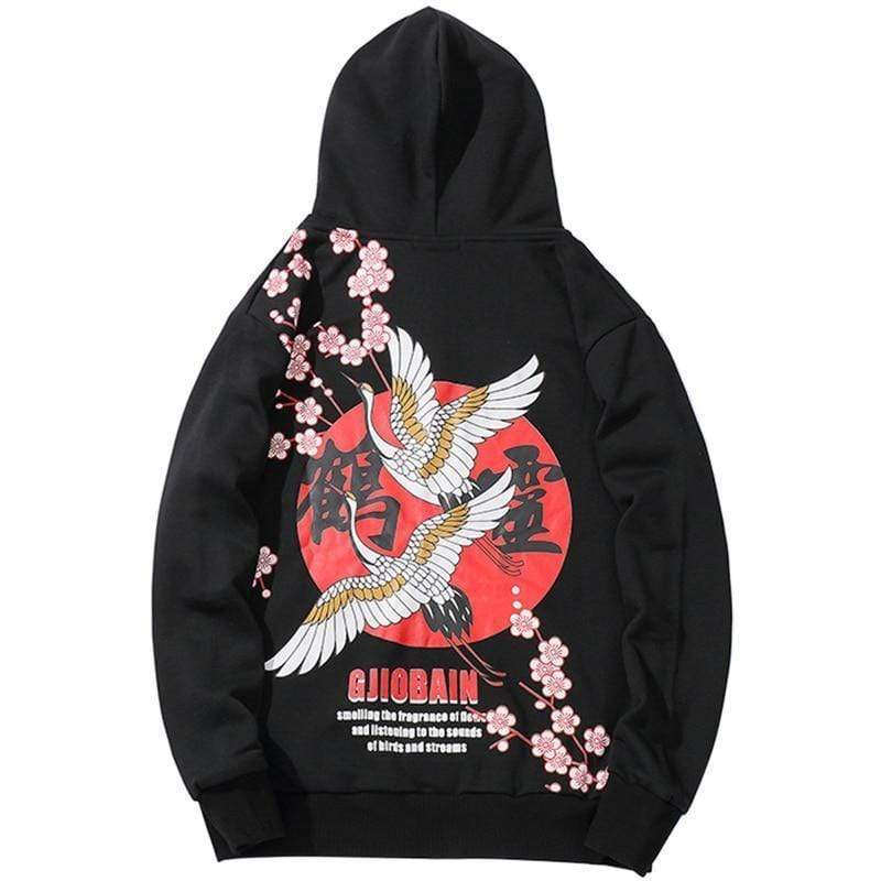 Japanese Embroidered Hoodie 'Seto